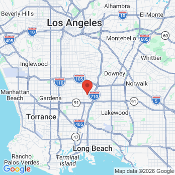 Map to PhD Dental of Compton  office in Compton,, CA