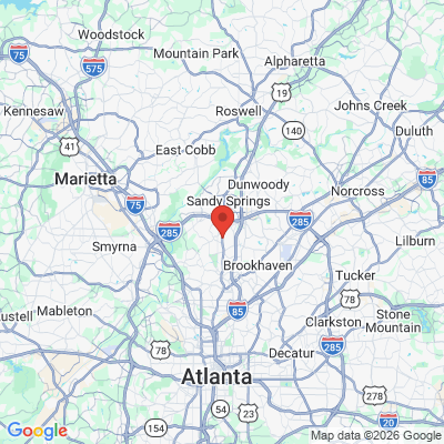 Map to  office in Atlanta, GA
