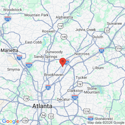 Map to  office in Chamblee, GA