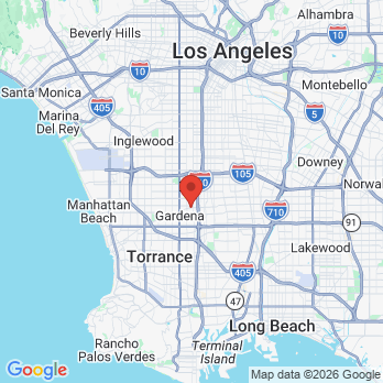Map to Primary Office office in Gardena, CA