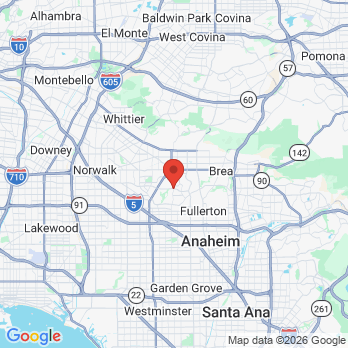 Map to Son Dental Group - Seung Cheon Son, DDS office in Fullerton, CA