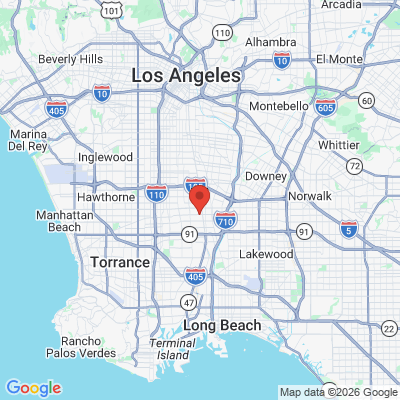 Map to  office in Compton, CA