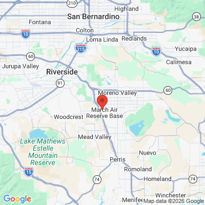 Map to  office in Riverside, CA