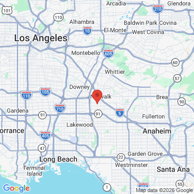 Map to Add Smiles Dentistry office in Norwalk, CA