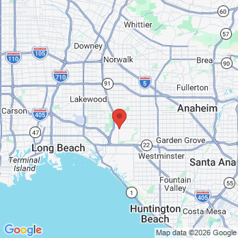 Map to Orion Dental office in Los Alamitos, CA
