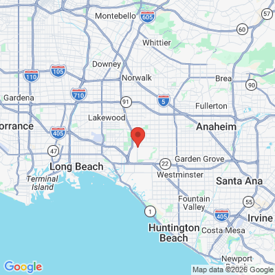 Map to Shanna Chirco DDS office in Los Alamitos, CA