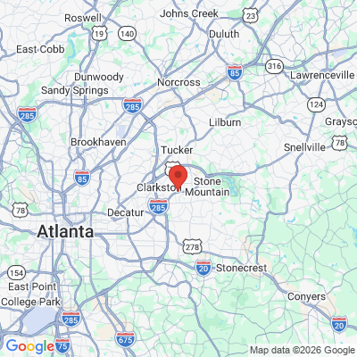 Map to  office in Stone Mountain, GA