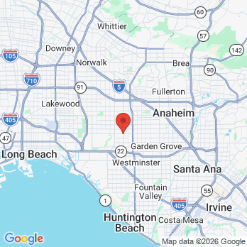 Map to easy dental office in Cypress, CA