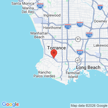 Map to Peninsula Oral Surgery & Implants office in Torrance, CA