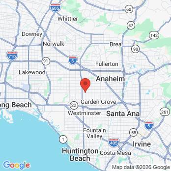 Map to Primary Office office in Anaheim, CA