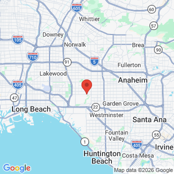 Map to Los Alamitos Family Dentistry office in Cypress, CA
