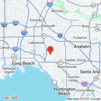 Map to Bespoke Dental Studios | Los Alamitos Laser Dentistry office in Los Alamitos, CA