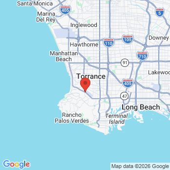 Map to PCH DENTAL  office in Torrance, CA