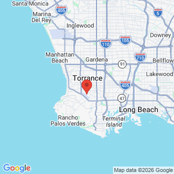Map to Coconut Smiles Pediatric Dentistry office in Torrance, CA