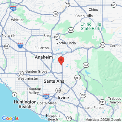 Map to  office in Orange, CA