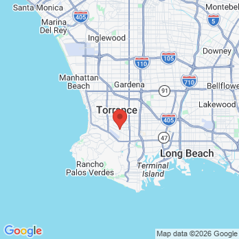 Map to Dr Wright office in Torrance, CA