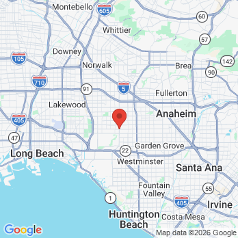 Map to Cypress Implant Dental Office office in Cypress, CA