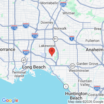 Map to Primary Office office in Long Beach, CA