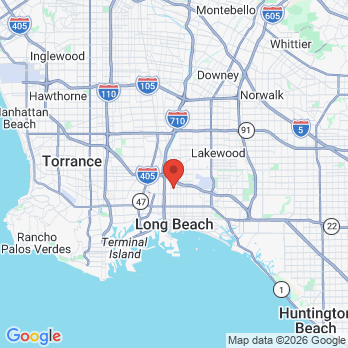 Map to Long beach dental office in Long Beach, CA