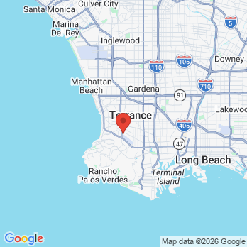 Map to Goshayeshi DDS INC office in Torrance, CA