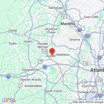 Map to  office in Austell, GA