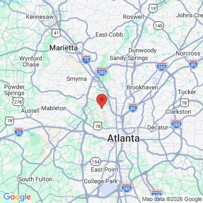 Map to  office in Atlanta, GA