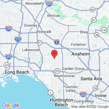 Map to Cypress Smiles Dentistry office in Cypress, CA
