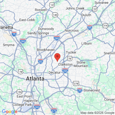 Map to  office in Decatur, GA