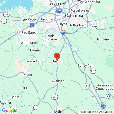Map to  office in Gaston, SC
