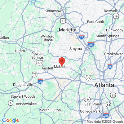 Map to  office in Mableton, GA