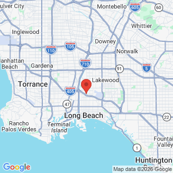 Map to Andrew R. Jung, D.D.S., Inc. office in Long Beach, CA