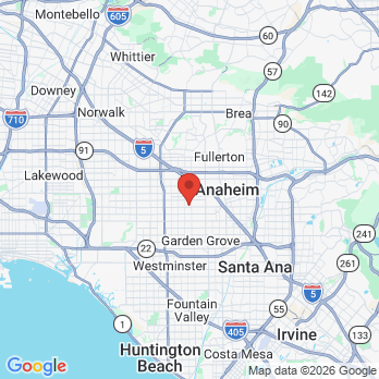 Map to Primary Office office in Anaheim, CA