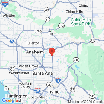 Map to DENTIST  office in Orange, CA