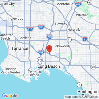 Map to Long Beach Choice Dental  office in Long Beach, CA