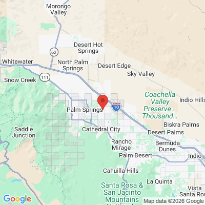 Map to  office in Cathedral City, CA