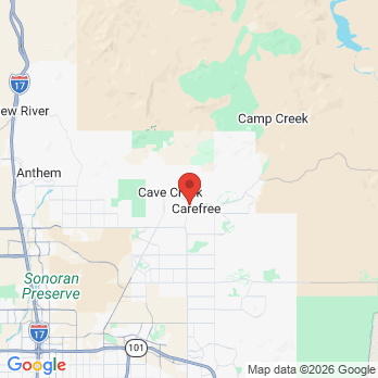 Map to Carefree Village Dentistry office in Carefree, AZ