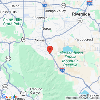 Map to Primary Office office in Corona, CA