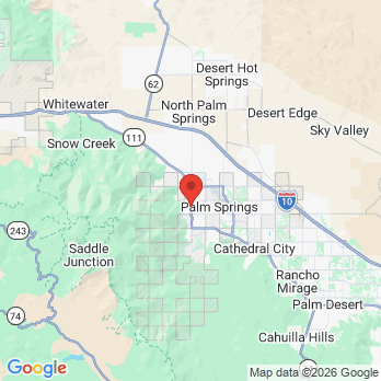 Map to ssd office in palm springs, CA
