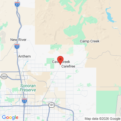 Map to  office in Cave Creek, AZ