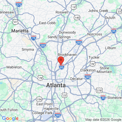 Map to  office in Atlanta, GA