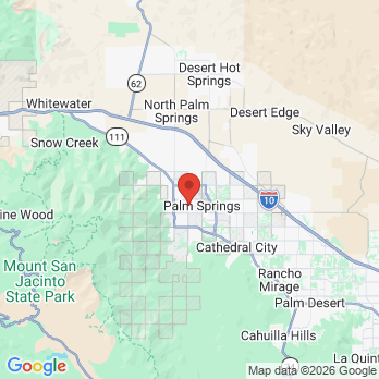 Map to Gerald Chang DDS office in Palm Springs, CA