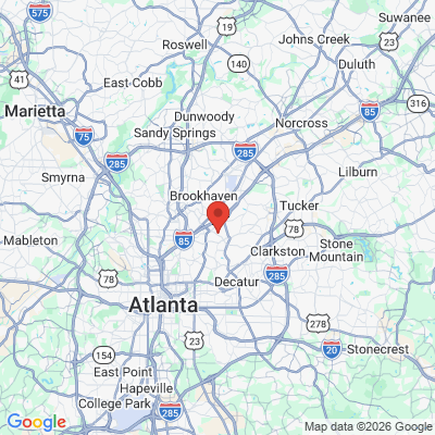 Map to  office in Atlanta, GA