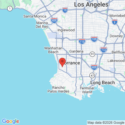 Map to Dr. Joe Dentistry office in Torrance, CA