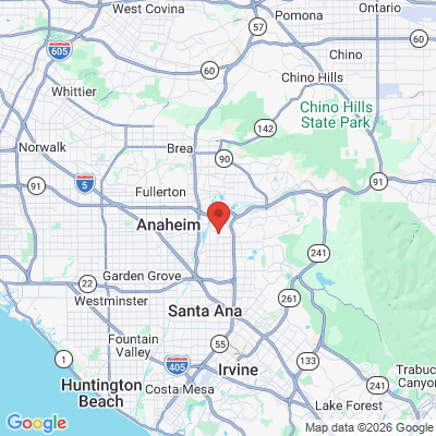 Map to  office in Orange, CA