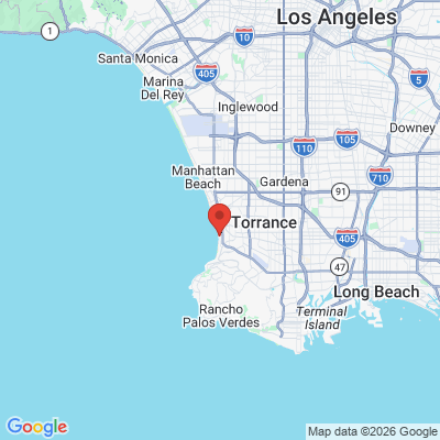 Map to Catalina Dental office in Redondo Beach, CA