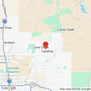 Map to Solberg Eric DDS office in Carefree, AZ