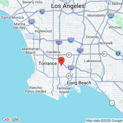 Map to  office in Carson, CA