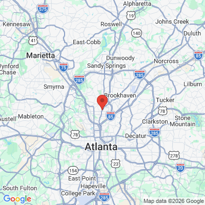 Map to  office in Atlanta, GA