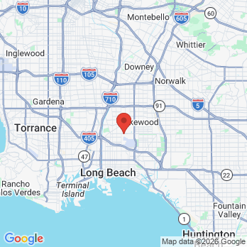 Map to Golden Rule Dental Center (seeing patients of Dr. Ray Mangigian) office in Lakewood, CA
