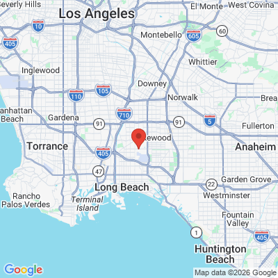 Map to  office in Lakewood, CA